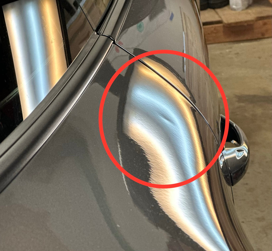 Fix My Own Dent with the glue pulling method PDR DIY